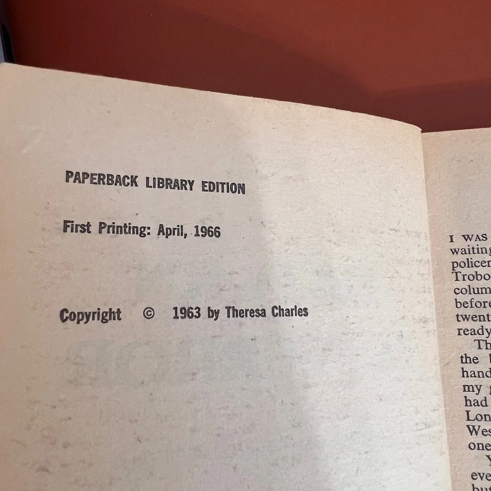 Paperback Library return terror